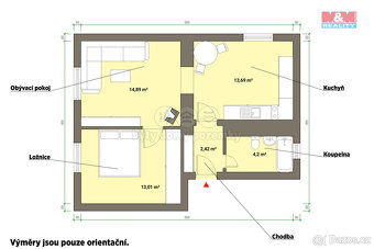 Prodej bytu 2+1, 49 m², Bor - 12