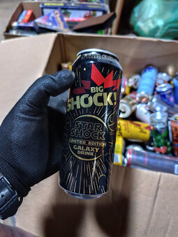 Plechovky od Energy Drinků Big Shock - 2 - 12
