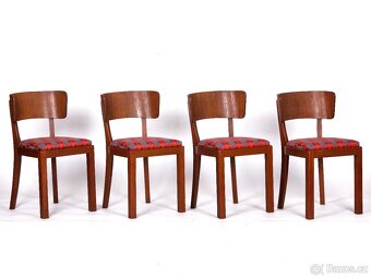 4x nádherné jídelní židle ve stylu ArtDeco. - 12