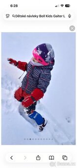 Prodám dětské návleky zn. Boll - modré - L - 12