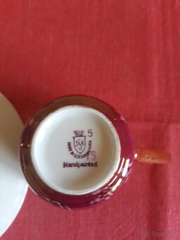 Starožitné porcelánové hrnečky - 12