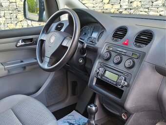 VW Caddy MAXI 1.9TDi 77kw,251TKM,2010,BEZ DPF,2xklíč,7míst - 12
