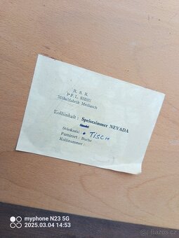Retro rustikalni sestava sekretář,stůl,židle nevada - 12