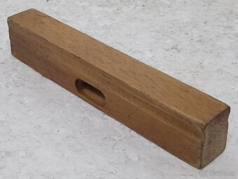 15cm Mini retro dřevěná vodováha / vodní váha - 12