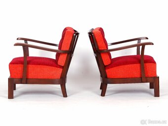 [ 4271 Zrenovovaná originální křesla THONET, 2 ks - 12