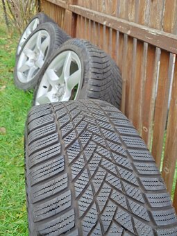 Originál AUDI ALU kola R17 + zánovní zimní pneu 245/45 - 12