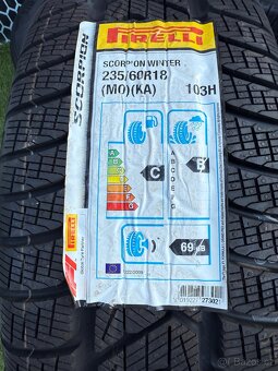 NOVÁ ZIMNÍ SADA MERCEDES GLE W167 235/60 R18 PIRELLI - 12