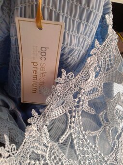 Nádherné dlouhé společenské šaty 40/42 - 12