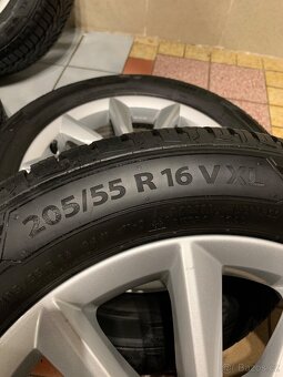 Alu kola Škoda R16 5X112 ZÁNOVNÍ CELOROČNÍ PNEU 205/55 R16 - 12