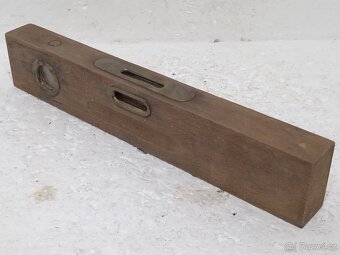 30cm - Retro dřevěná vodováha / vodní váha - 12