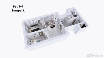 Prodej, byt 3+1, 60,5 m², Šumperk - 12