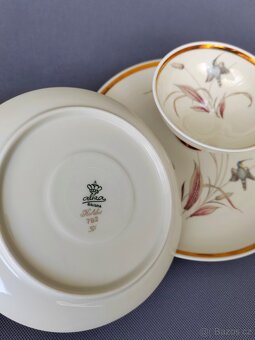 Elegantní bavorský porcelánový čajový set od Alka (Bavaria) - 12