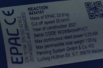 Cube Reaction 2021 XL rám 500Wh baterie - 12