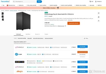 Fractal Design Pop XL Silent Black Solid - 12