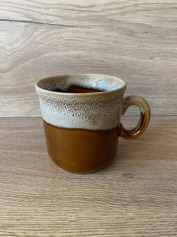 hren keramický hrnek hrneček sada hnědé hrnky - 12