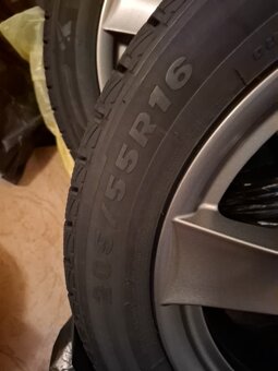 Dezent 16" 4x Alu kola + TPMS + zimní pneu - 12