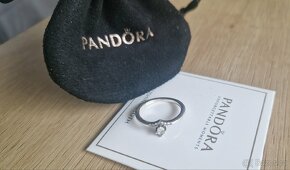 Pandora stříbrný prsten prstýnek Klasické přání 56 - 12