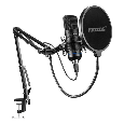 Mikrofon MOZOS s pop filtrem a stojanem - 12
