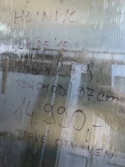 HLINÍKOVÉ VCHODOVÉ DVEŘE-STĚNY 156x259 PLZEŇ - 12