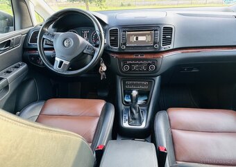 VW SHARAN 2.0 TDi 125kw. DSG panorama FULL výbava - 12