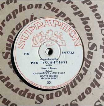 STAROŽITNÉ ORIGINÁLNÍ GRAMOFONOVÉ DESKY 229KS - 12