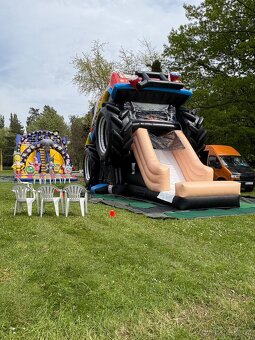 Skákací hrady, skluzavky, kolotoč, rodeo býk - 12