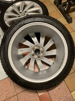 Alu kola Škoda R18 5X112 LETNÍ PNEU 225/45 R18 100% VZORKU - 12