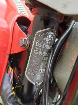 ČZ 125/476 s TP, STK původní stav - 12