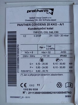 Protherm PANTHER CONDENS 25 KKO-A/1 - 12