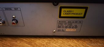 CD přehrávač Sony CDP-750(88-89), převodník TDA1541A ,čti p - 12