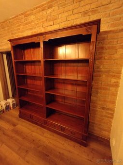 Dvojitý anglický regál knihovna. - 12