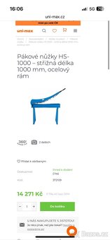 Tabulové nůžky na plech,nylon a jiné - 12