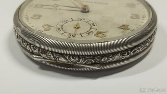 Stříbrné velmi staré kapesni hodinky DANUBIA - 12