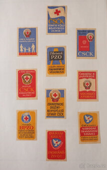 Album zápalkových nálepek 1945 - 1958 č.4 - 12