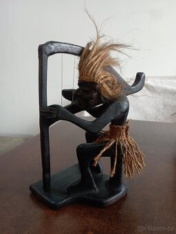 Dekorace dřevění muzikanti - 12