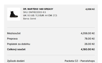Dr. Marten's 1460 - Greasy vel. 44 - 12