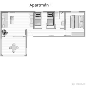Luxusní apartmán s terasou v Chorvatsku - 12