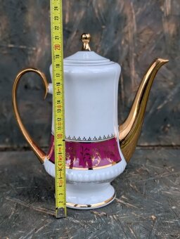 Vintage - Porcelánový moka set, Horní Slavkov. - 12