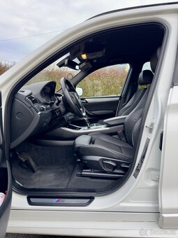 BMW X3 F25 ///M Paket 3.0d Alpineweiss - 12