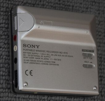MINIDISC / minidisk recorder SONY MZ-R70, manual, MD media - 12