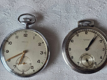 Staré kapesní hodinky. - 12