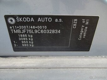 ŠKODA YETI 1,2TSi 77kW LPG Euro5 Bez koroze 2011 - 12