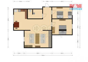 Prodej bytu 3+1, 74 m², Karlovy Vary, ul. Vřídelní - 12