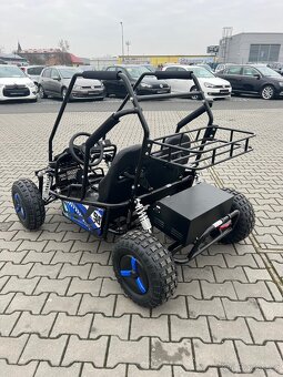 Nová Dětská elektro Buggy až 2500w 2 Mista Modrá - 12