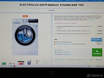 Pračka Electrolux EW7F3684UC - 12