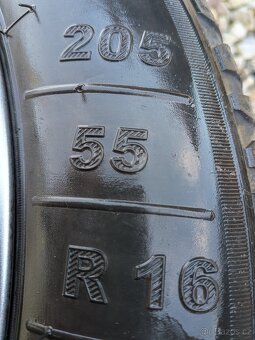 ALU disky Borbet 7Jx16 ET40 + zimní pneu 205/55 R16 - 12