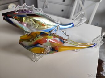 Hutní sklo ryby - 12