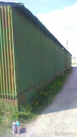 Plechová hala 186m2, 31x6m - 12