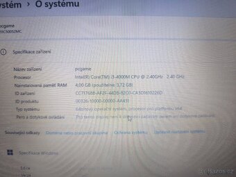 Prodám Lenovo ThinkPad E440. - 12