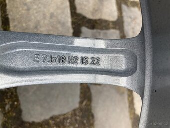 Alu kola BMW X3 G01 5x112 letní PIRELLI 225/60R18 90% 2022 - 12